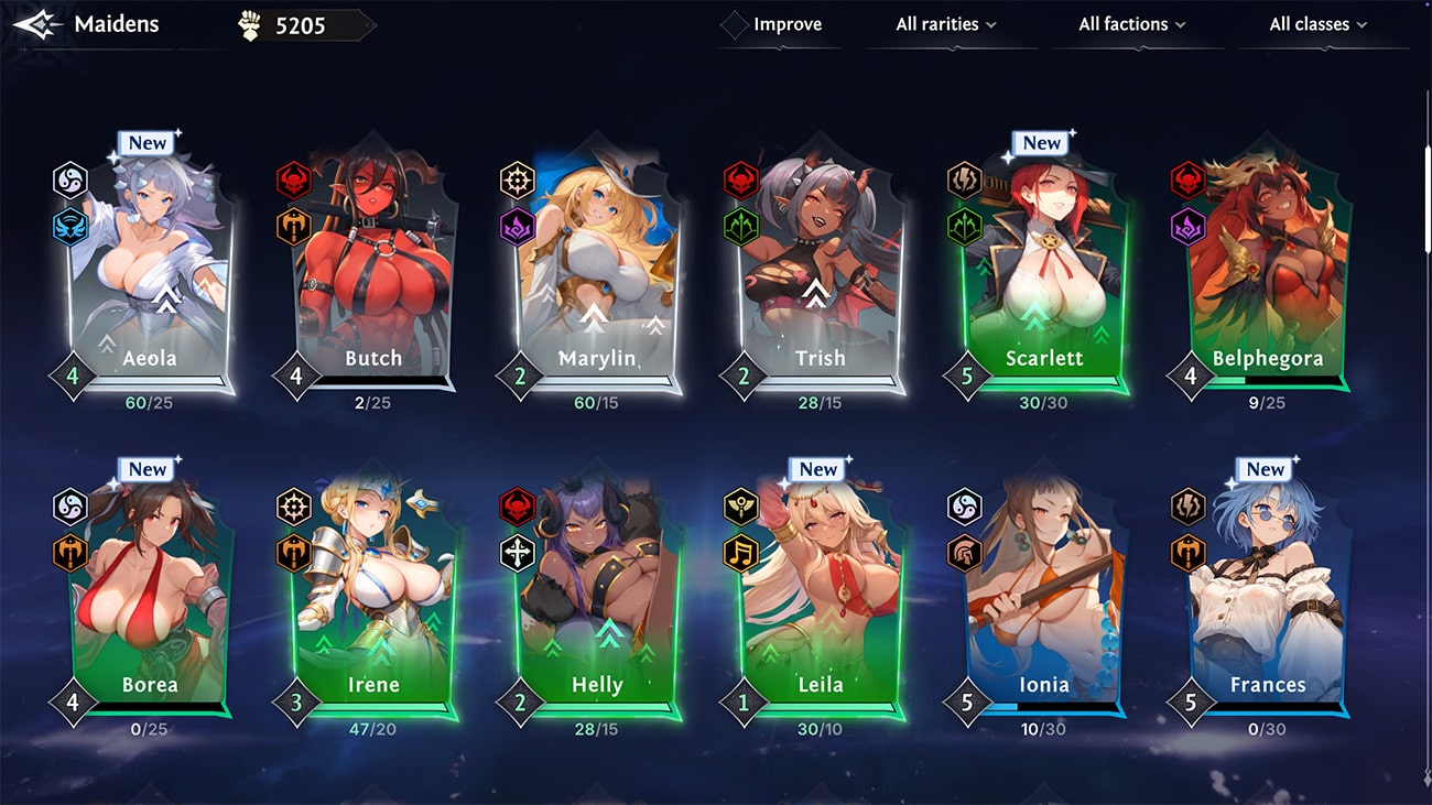 Harem i galeria dziewcząt w grze